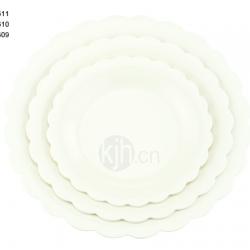 花邊圓型餐盤(pán)(6、4PCS