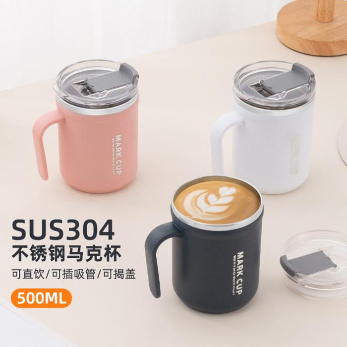 帶手提商務(wù)馬克杯500ml