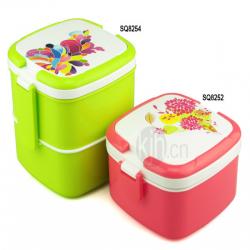 方型手提飯盒、雙層飯