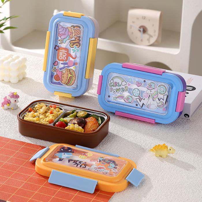 星樂卡通便當盒PP款740ml/不銹鋼款500ml